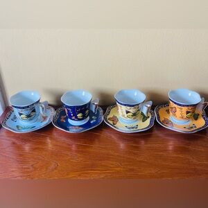 Butterfly Tea Cup Set